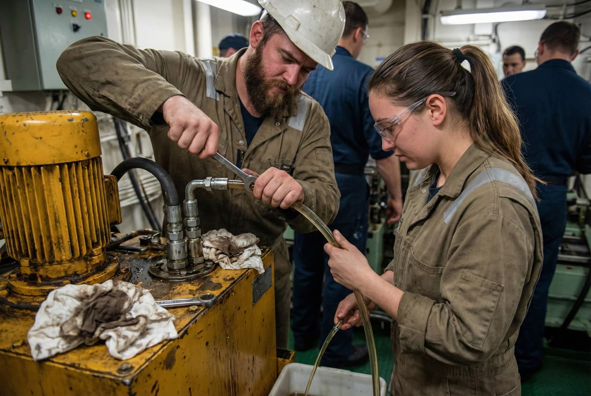 Hydraulic Oils (Mineral) - Industrial marine lubricant products